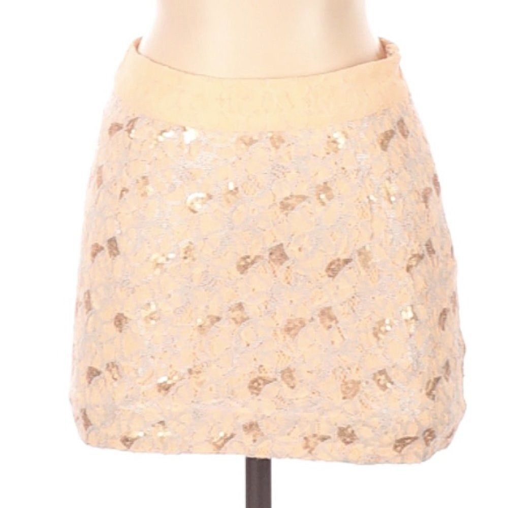 Vero Moda Skirt Nordstrom Sequin Mini Cocktail NWT XL XLarge Spring Summer Pink